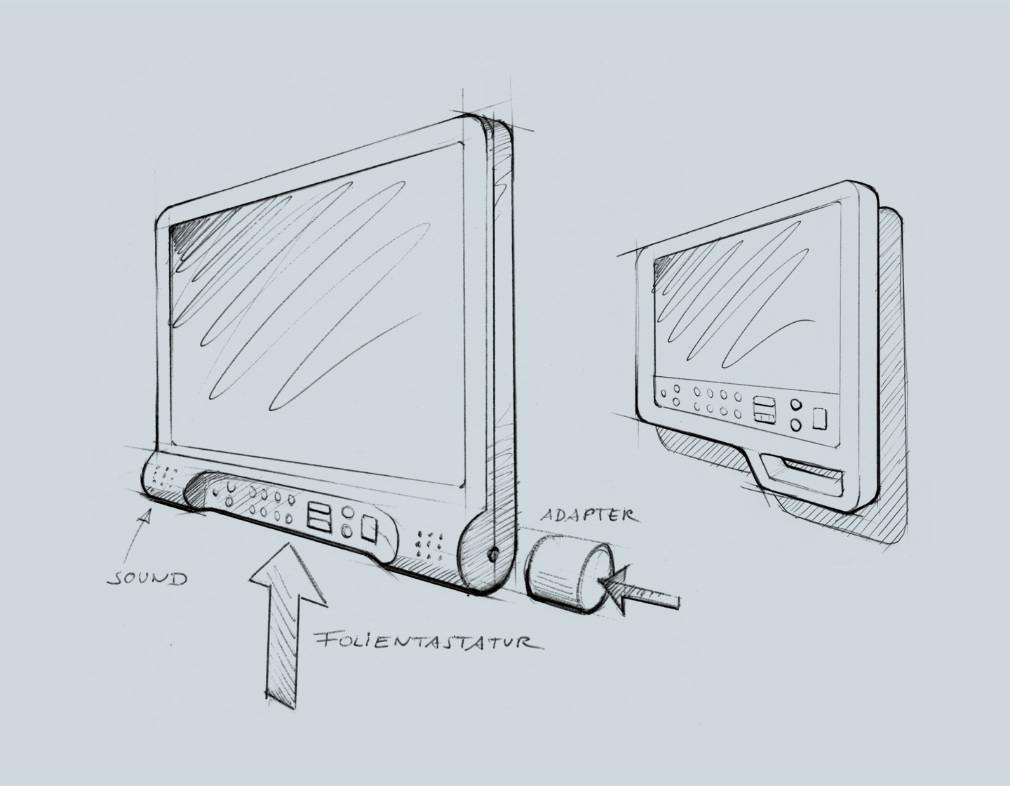 Bewatec red dot werksdesign sketches