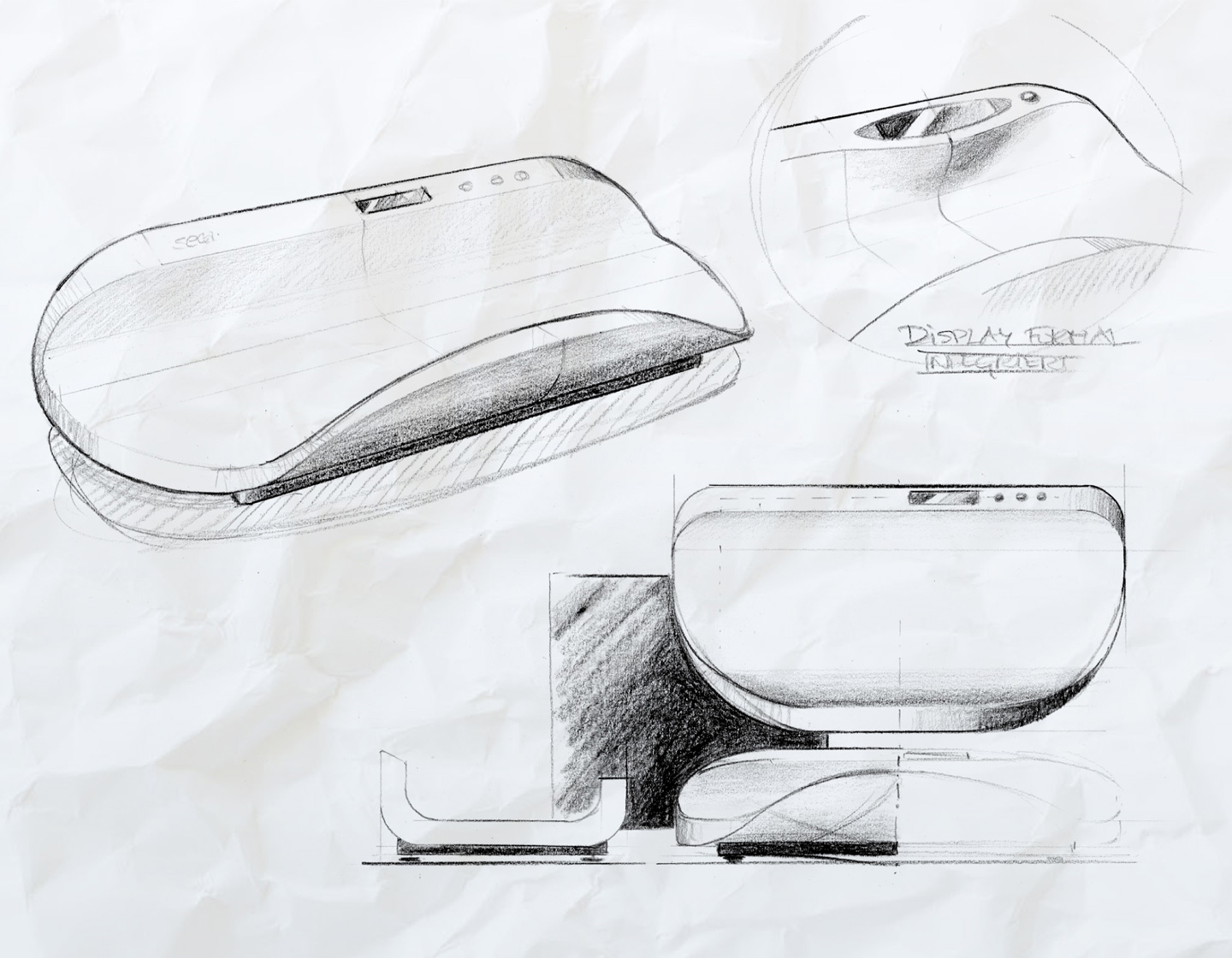 seca waage product sketch