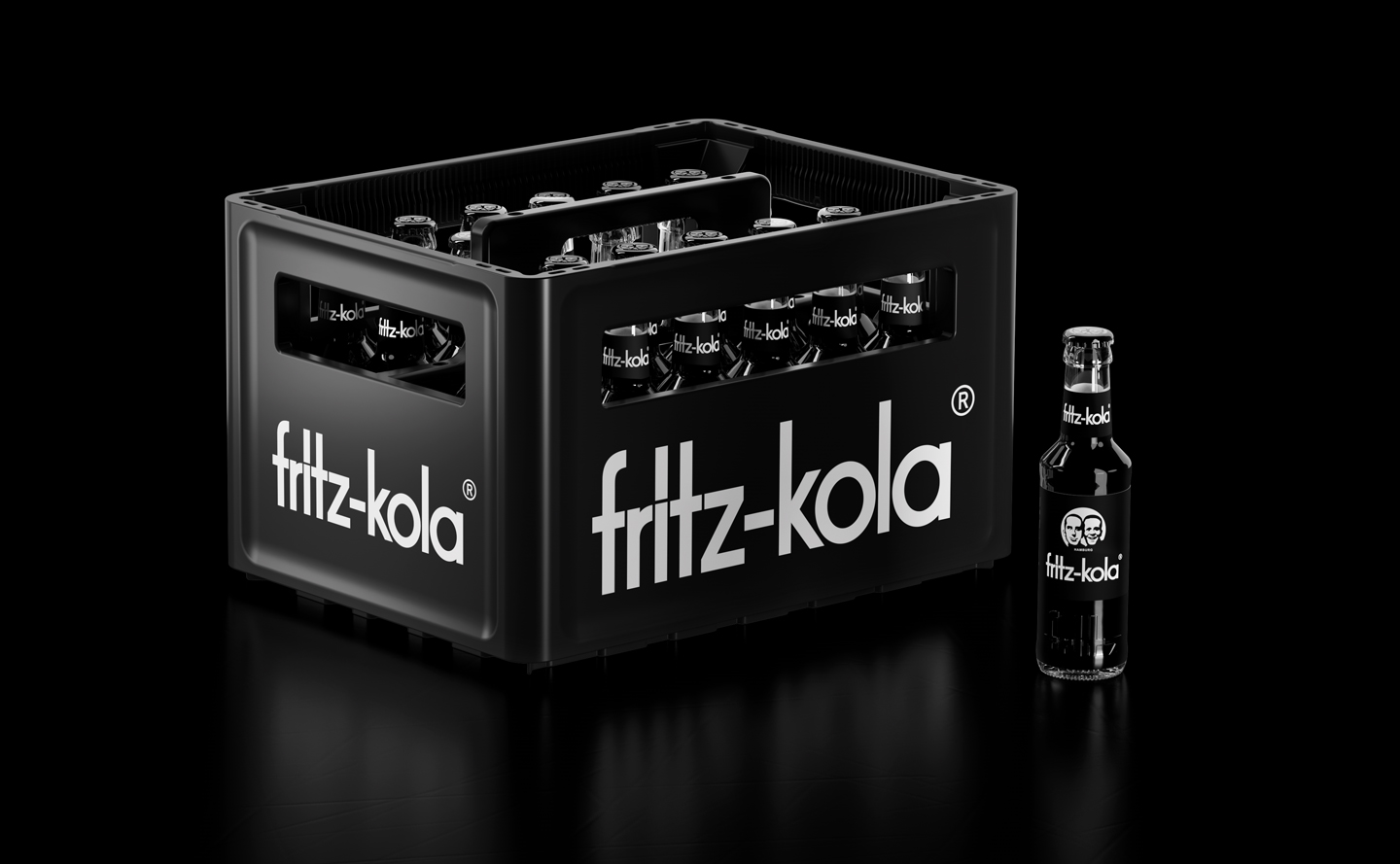 fritz-kola werksdesign flasche kasten superunion