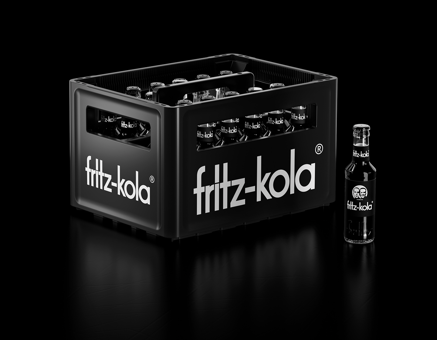 fritz-kola werksdesign flasche kasten superunion